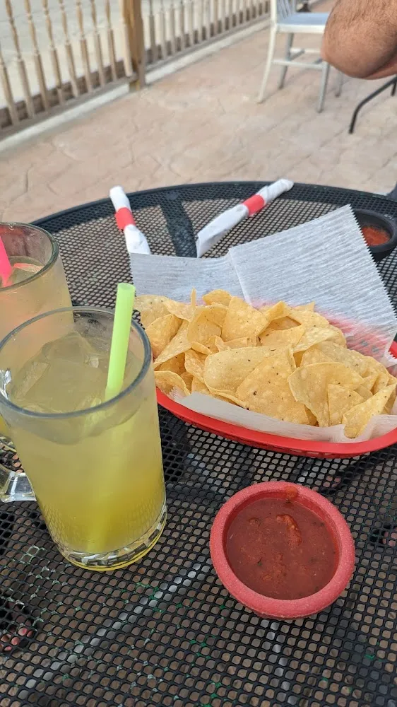 Margarita and Chips with Salsa